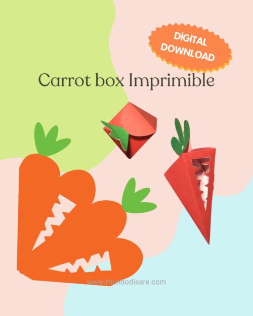 Carrot box Template