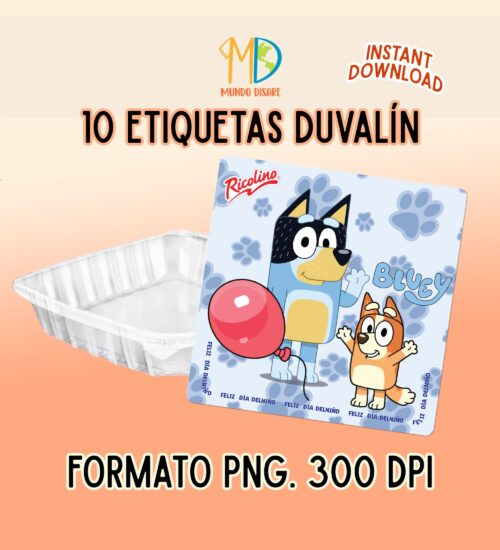 Etiquetas Tipo Duvalin Imprimibles