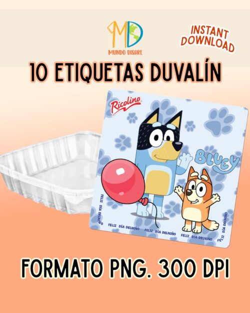 Etiquetas Tipo Duvalin Imprimibles