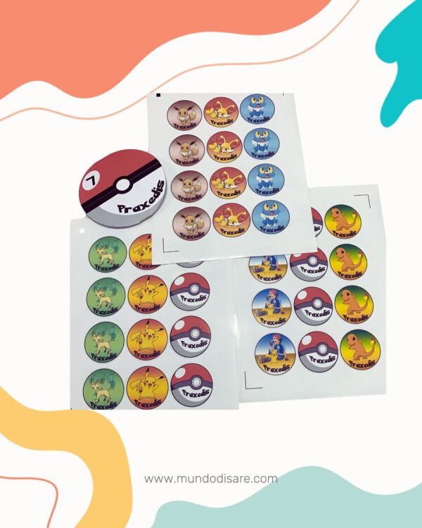 Stickers Redondos Glossy - Imagen 2