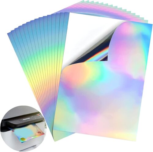 Papel Adhesivo Holográfico