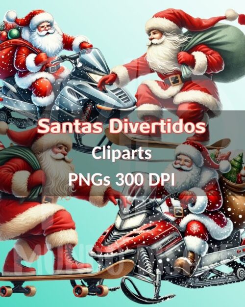 Santas Claus divertidos