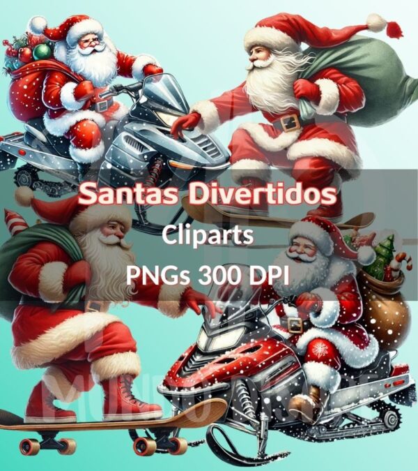 Santas Claus divertidos
