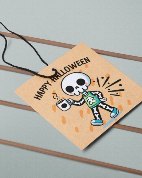 Etiquetas de regalo para Halloween