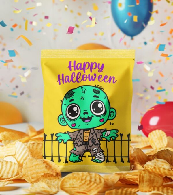 4 Chip Bag Halloween Imprimibles