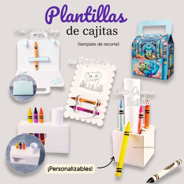 Bundle de Plantillas de Caja para Niños