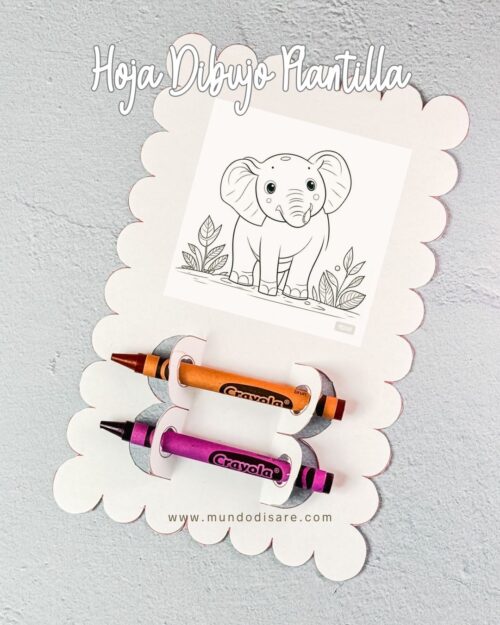 Plantilla Hoja Dibujo