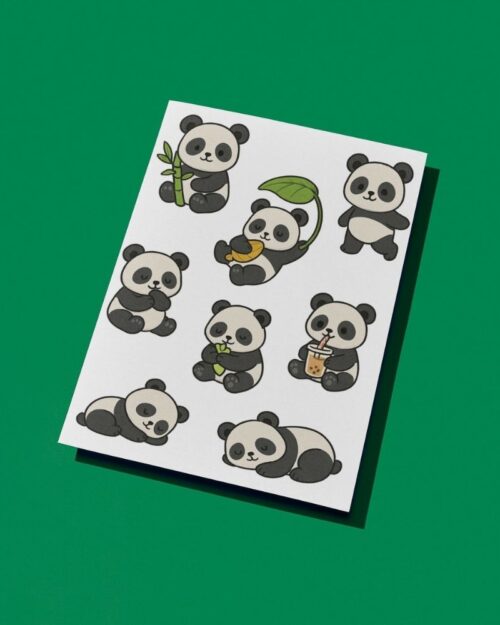 Stickers de Pandas