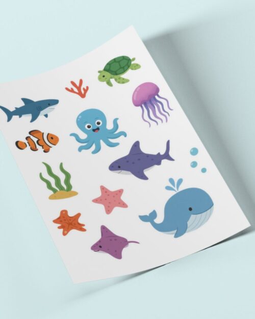 Stickers de Animales Marinos